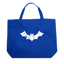 Load image into Gallery viewer, BAT BITE ME - Large Word Art Tote Bag