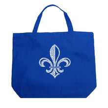 Load image into Gallery viewer, LYRICS TO WHEN THE SAINTS GO MARCHING IN - Large Word Art Tote Bag