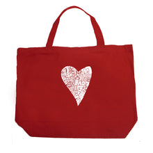 Load image into Gallery viewer, Lots of Love - Large Word Art Tote Bag