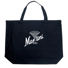 Load image into Gallery viewer, Martini - Large Word Art Tote Bag