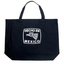 Load image into Gallery viewer, HECHO EN MEXICO - Large Word Art Tote Bag