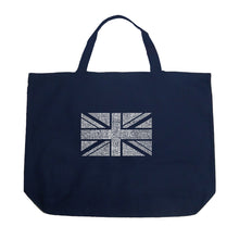 Load image into Gallery viewer, UNION JACK - Large Word Art Tote Bag