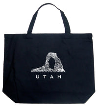 Load image into Gallery viewer, Utah - Large Word Art Tote Bag
