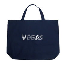 Load image into Gallery viewer, VEGAS - Large Word Art Tote Bag