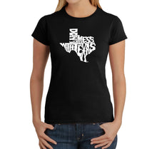 Load image into Gallery viewer, DONT MESS WITH TEXAS - Women's Word Art T-Shirt