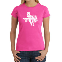 Load image into Gallery viewer, DONT MESS WITH TEXAS - Women&#39;s Word Art T-Shirt