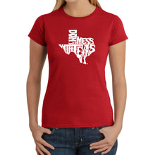 Load image into Gallery viewer, DONT MESS WITH TEXAS - Women's Word Art T-Shirt
