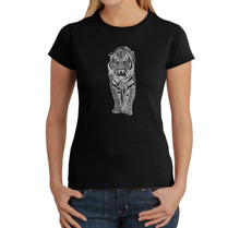 Load image into Gallery viewer, TIGER - Women&#39;s Word Art T-Shirt