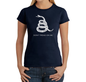 DONT TREAD ON ME - Women's Word Art T-Shirt