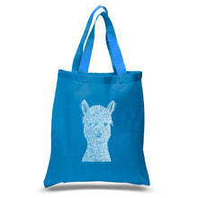 Load image into Gallery viewer, Alpaca - Small Word Art Tote Bag