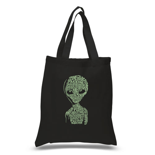 Alien - Small Word Art Tote Bag