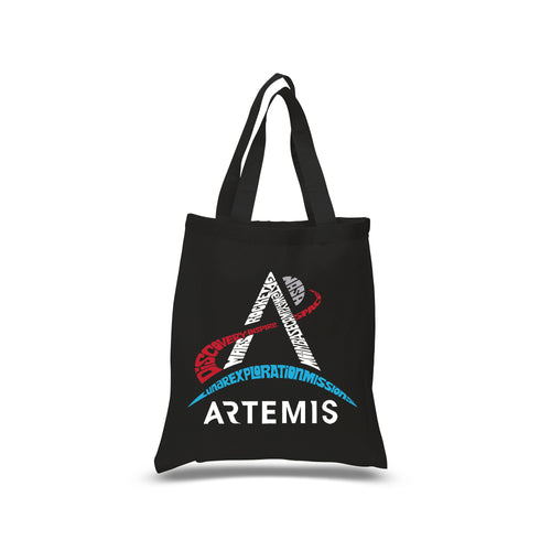 NASA Artemis Logo - Small Word Art Tote Bag