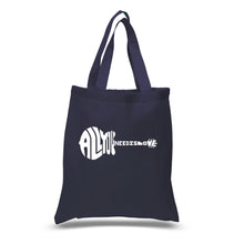 Load image into Gallery viewer, All You Need Is Love - Small Word Art Tote Bag