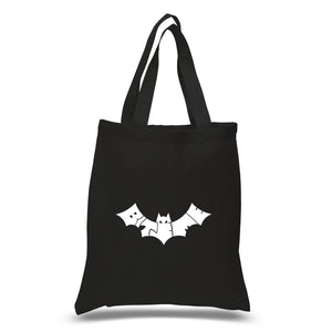 BAT BITE ME - Small Word Art Tote Bag