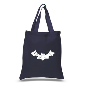 BAT BITE ME - Small Word Art Tote Bag