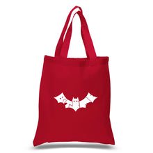 Load image into Gallery viewer, BAT BITE ME - Small Word Art Tote Bag