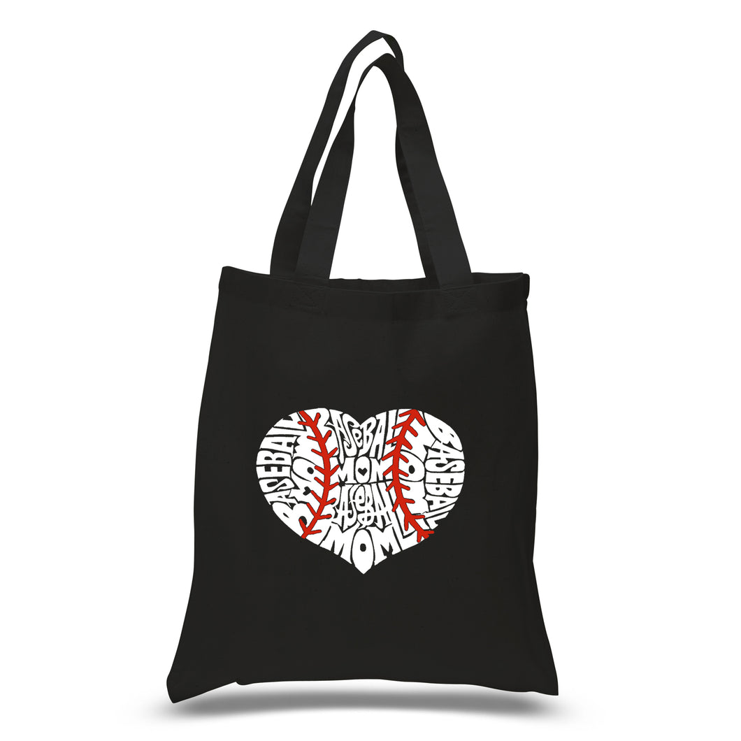Baseball Mom - Small Word Art Tote Bag