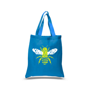 Bee Kind  - Small Word Art Tote Bag