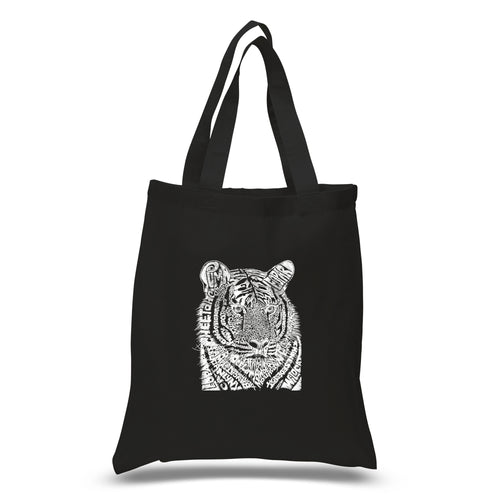 Big Cats - Small Word Art Tote Bag