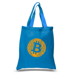 Bitcoin  - Small Word Art Tote Bag