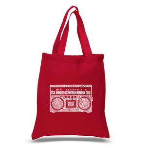 Greatest Rap Hits of The 1980's - Small Word Art Tote Bag