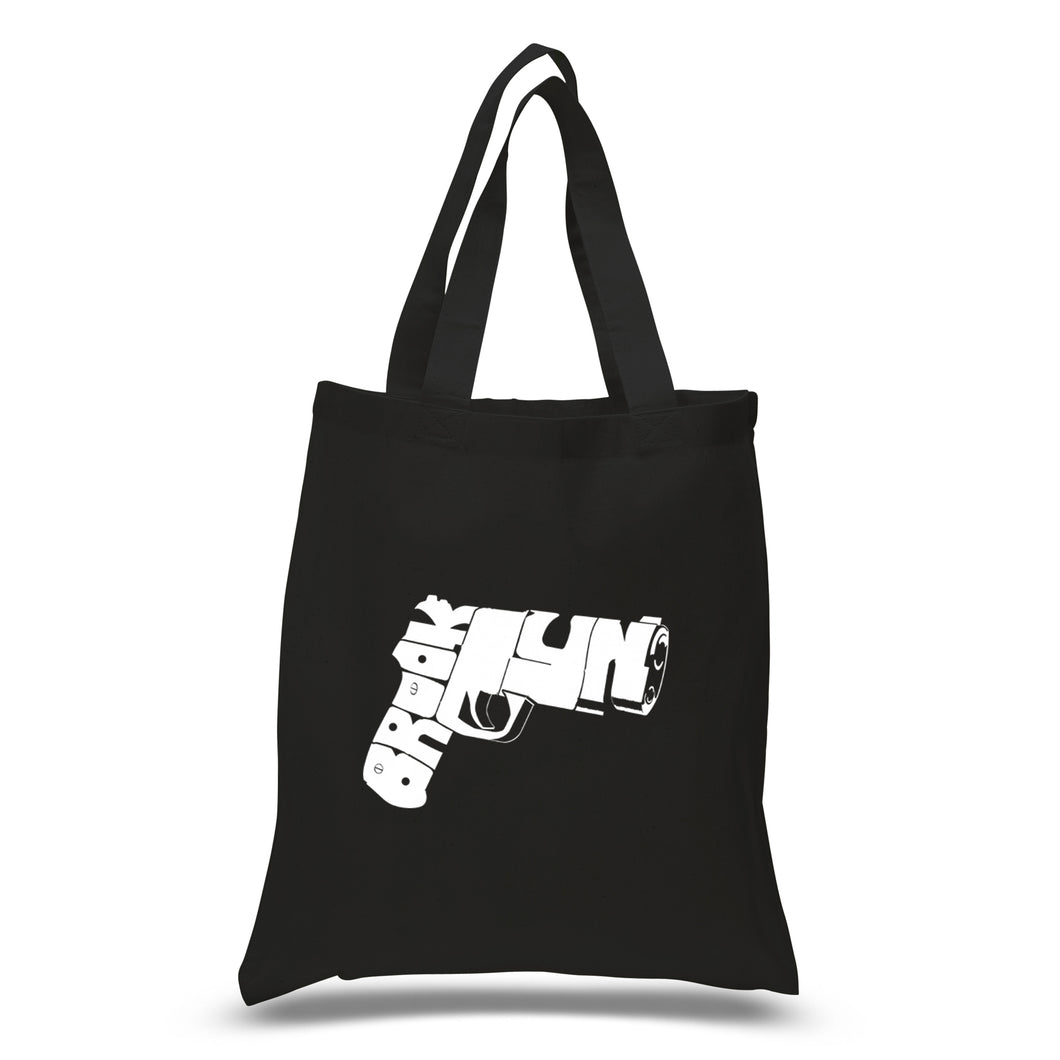 BROOKLYN GUN - Small Word Art Tote Bag