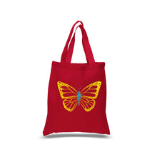 Load image into Gallery viewer, Butterfly  - Small Word Art Tote Bag