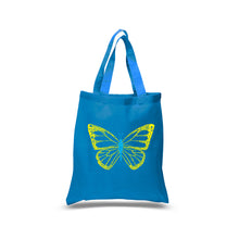 Load image into Gallery viewer, Butterfly  - Small Word Art Tote Bag