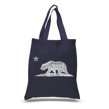 Load image into Gallery viewer, California Bear - Small Word Art Tote Bag