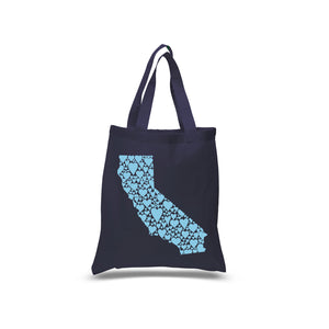 California Hearts  - Small Word Art Tote Bag