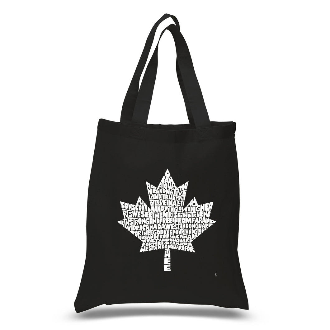CANADIAN NATIONAL ANTHEM - Small Word Art Tote Bag