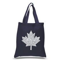 Load image into Gallery viewer, CANADIAN NATIONAL ANTHEM - Small Word Art Tote Bag