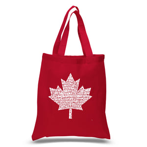 CANADIAN NATIONAL ANTHEM - Small Word Art Tote Bag