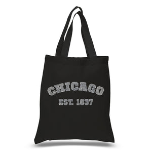 Chicago 1837 - Small Word Art Tote Bag