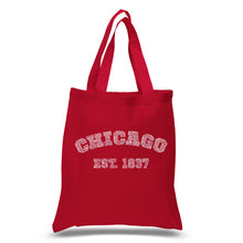 Load image into Gallery viewer, Chicago 1837 - Small Word Art Tote Bag