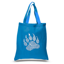 Load image into Gallery viewer, Types of Bears - Small Word Art Tote Bag