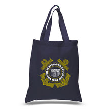 Load image into Gallery viewer, Coast Guard - Small Word Art Tote Bag