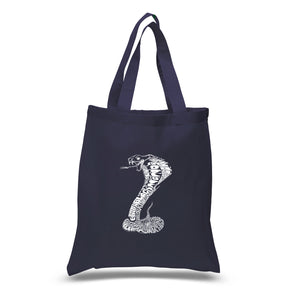 Types of Snakes - Small Word Art Tote Bag