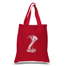 Load image into Gallery viewer, Types of Snakes - Small Word Art Tote Bag