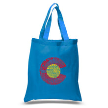 Load image into Gallery viewer, Colorado - Small Word Art Tote Bag