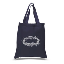 Load image into Gallery viewer, CROWN OF THORNS - Small Word Art Tote Bag