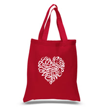 Load image into Gallery viewer, LOVE - Small Word Art Tote Bag