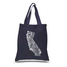 Load image into Gallery viewer, California State - Small Word Art Tote Bag