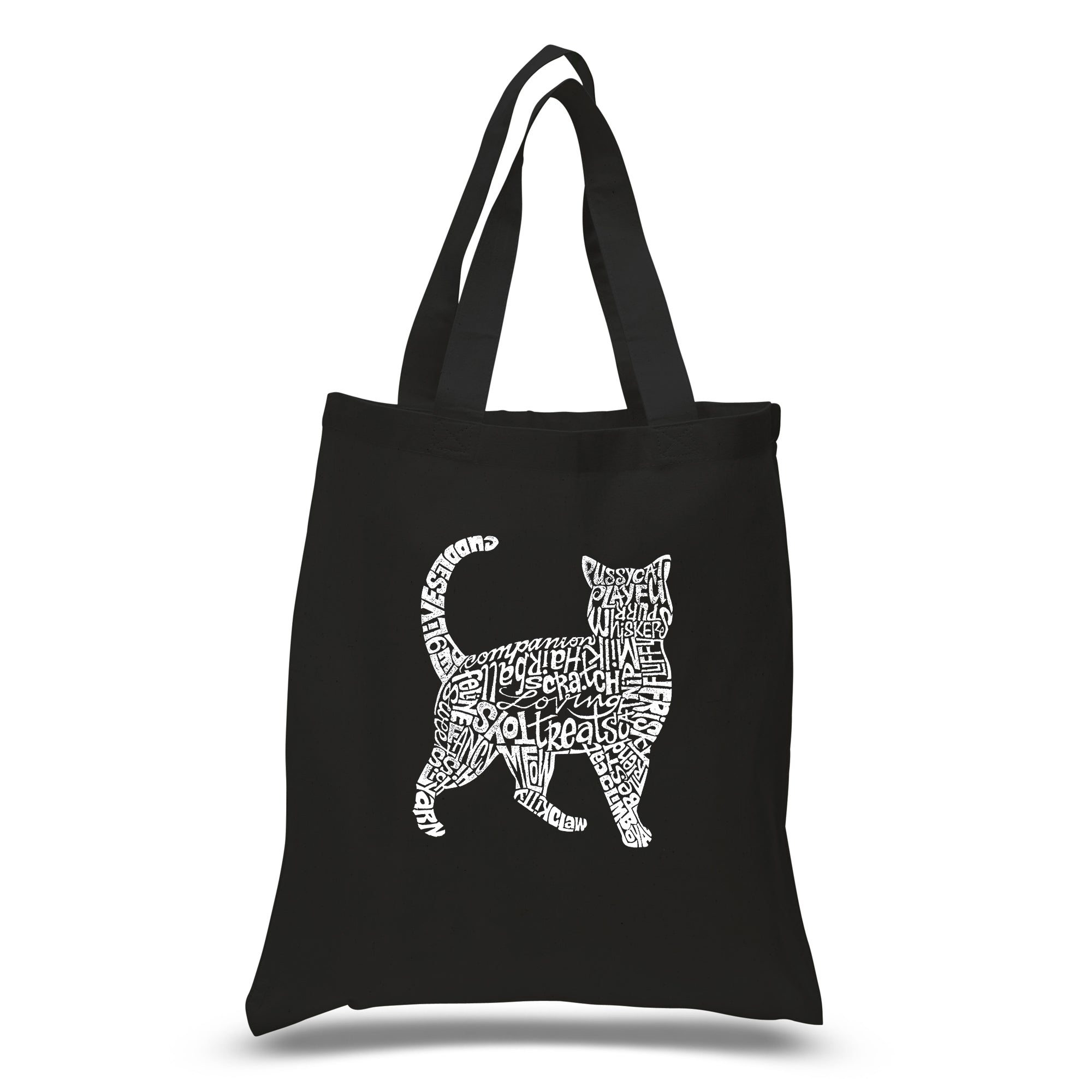 Lesportsac Crafty Cats Black Everyday Zip Tote, Jewel-Tone Whimsical Cats Play