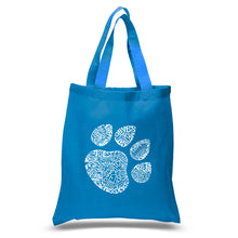 Load image into Gallery viewer, Cat Paw - Small Word Art Tote Bag