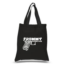 Load image into Gallery viewer, Out of My cold Dead Hands Gun - Small Word Art Tote Bag