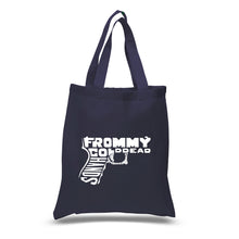Load image into Gallery viewer, Out of My cold Dead Hands Gun - Small Word Art Tote Bag