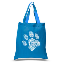 Load image into Gallery viewer, Dog Paw - Small Word Art Tote Bag