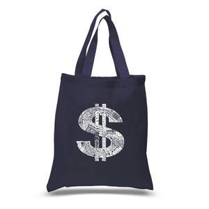 Dollar Sign - Small Word Art Tote Bag
