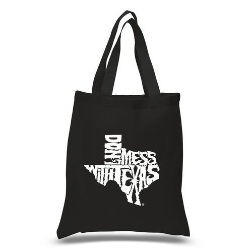 DONT MESS WITH TEXAS - Small Word Art Tote Bag